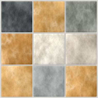 Natural stone tile samples